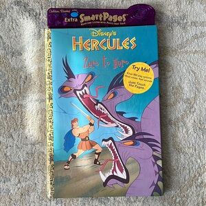 Golden Books Extra Smart Pages “Hercules” Zero to Hero 1997
